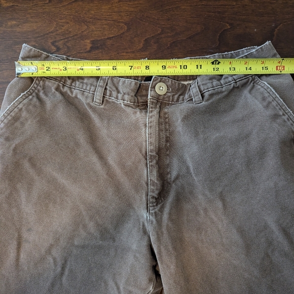 PATAGONIA REGULAR FIT PANTS 100% ORGANIC COTTON BROWN Sz 34W x 29L - Picture 4 of 7